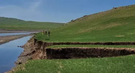 Celebrating Naadam festival