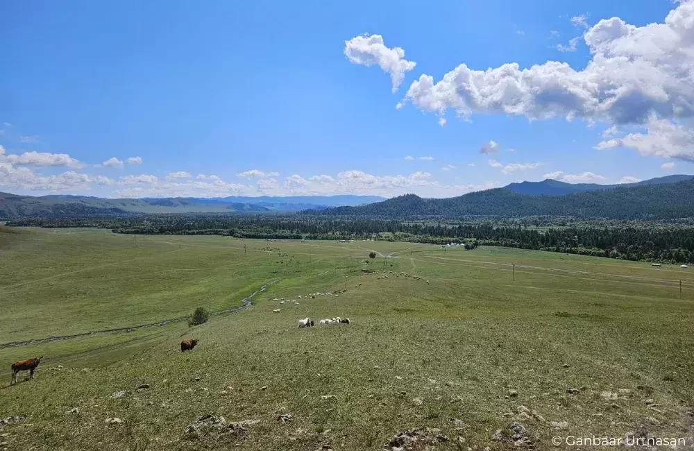 boat expedition across waters of Lake Khovsgol