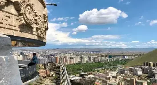 ride toward Renchinlhumbe on a Mongolia trip, camping overnight in the Darhad Valley.