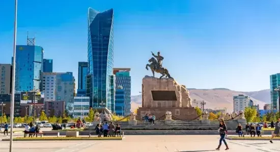 Arrival in Renchinlhumbe during Mongolia travel, resting and staying overnight in a ger camp